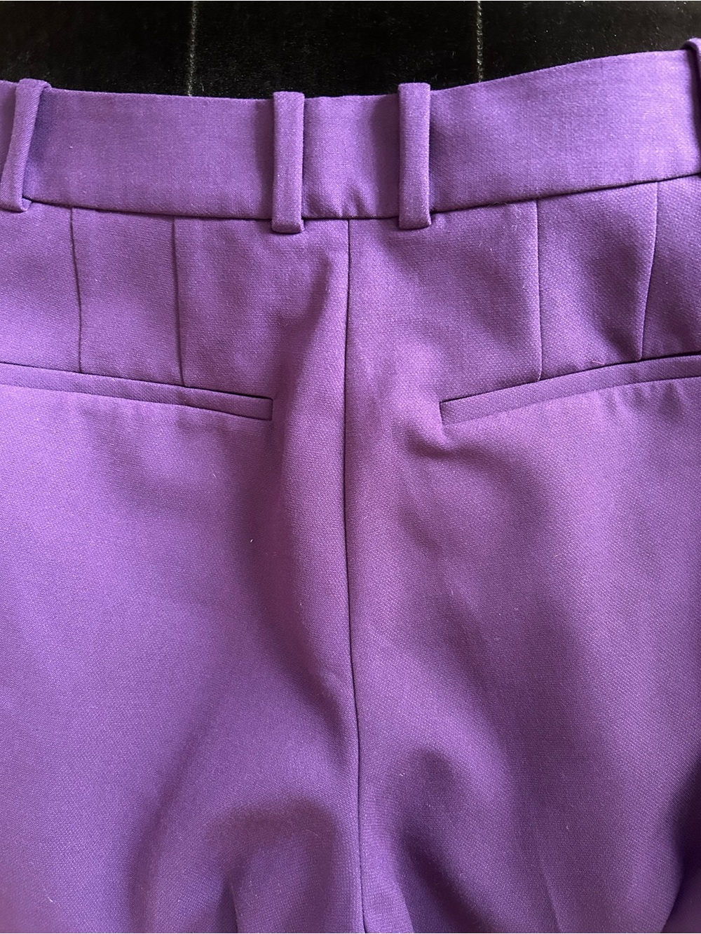 NWOT Babaton Pleated Wide Leg High Waist Pants Deep Purple Effortless look alike - Picture 10 of 10